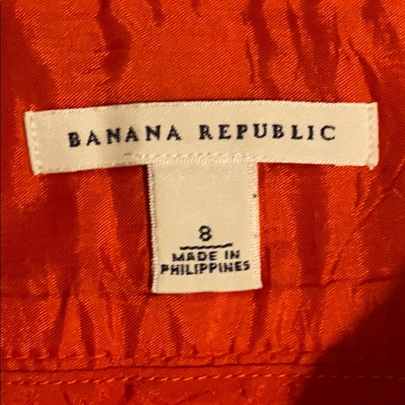 Banana Republic Orange mini skirt - Picture 3 of 3